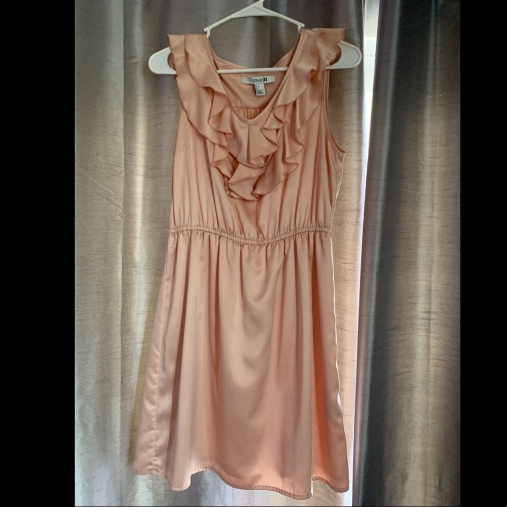 Rose gold, elegant dress